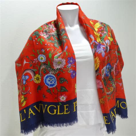 l aveugle par amour gucci scarf|gucci flora snake scarf.